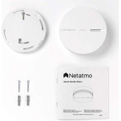 Netatmo Smart Smoke Alarm - Reliable Fire Safety Sensor in White | Model 3700730502269